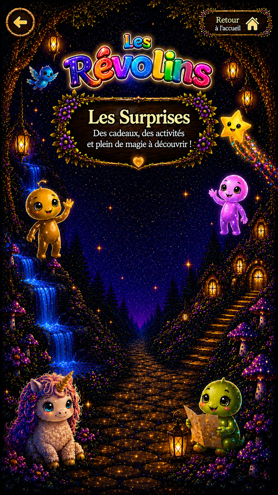 Accueil des surprises